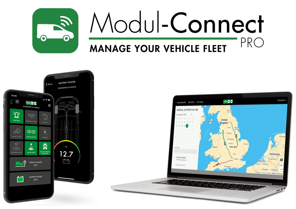 Modul-Connect PRO - Hallitse ajoneuvokantaasi
