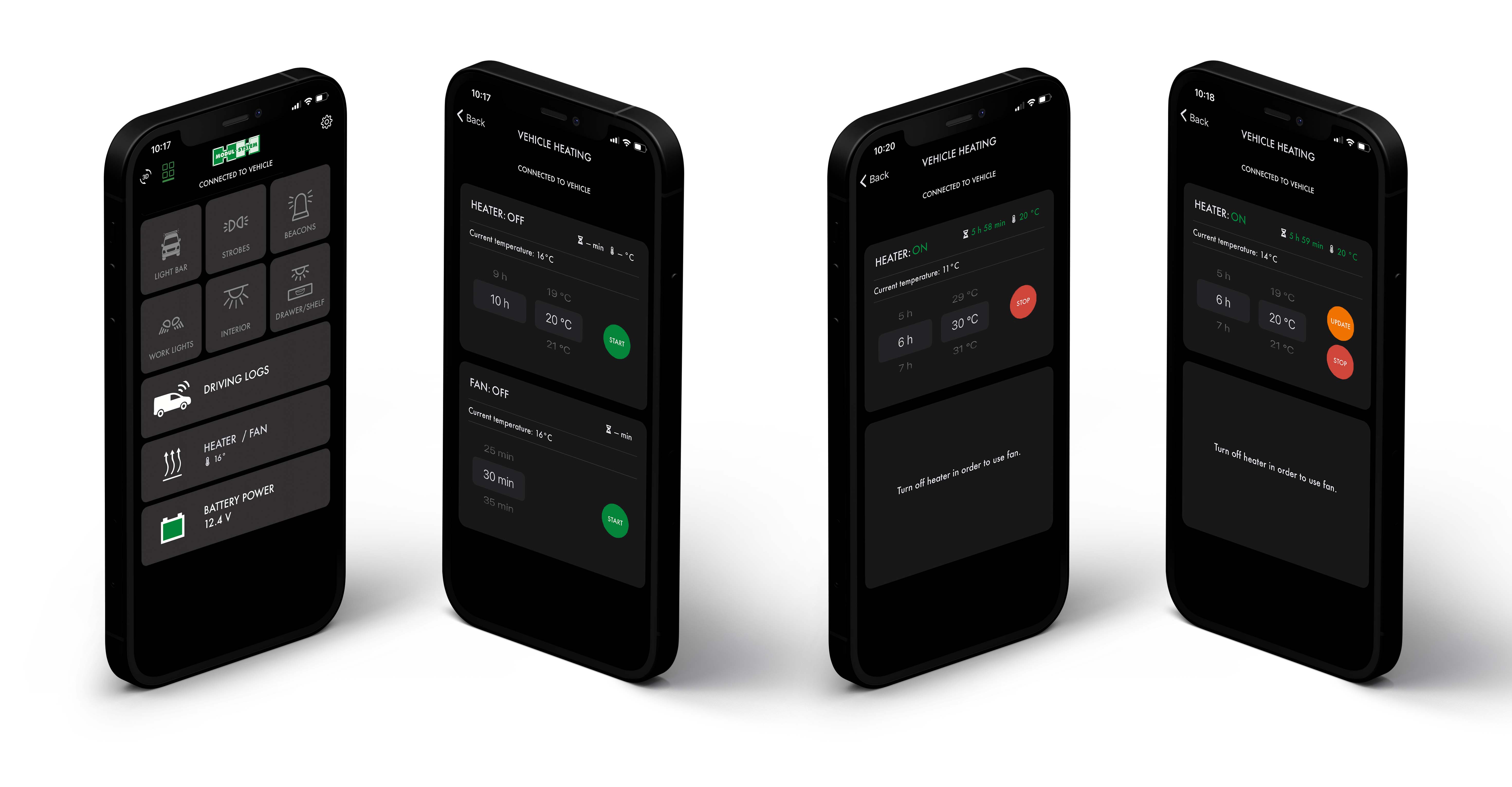 Hallitse Eberspächer lämmitintäsi Modul-Connectilla