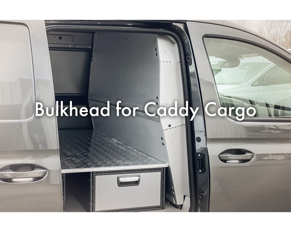 Törmäysturvallinen väliseinä Caddy Cargolle